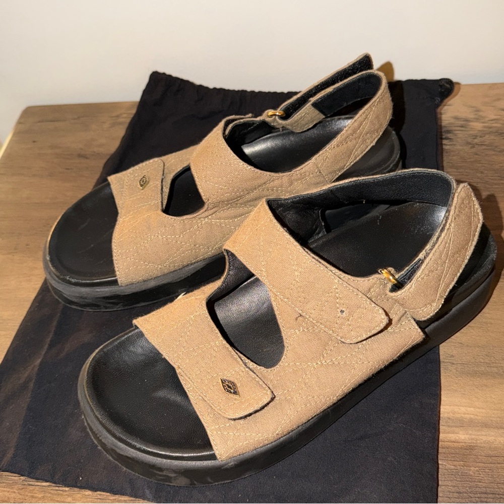 ba&sh CRATCH Tan Sandals - Picture 2 of 5